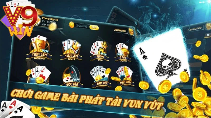 Cơ hội phát tài với hệ thống thưởng game bài V9win